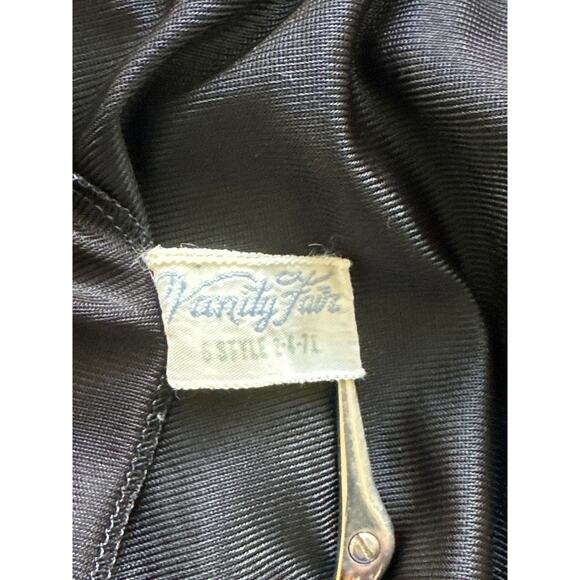 VTG 60s Vanity Fair Satin Pleated Ruffle Trendy Shorts Loungewear M Fall Winter - Picture 7 of 14